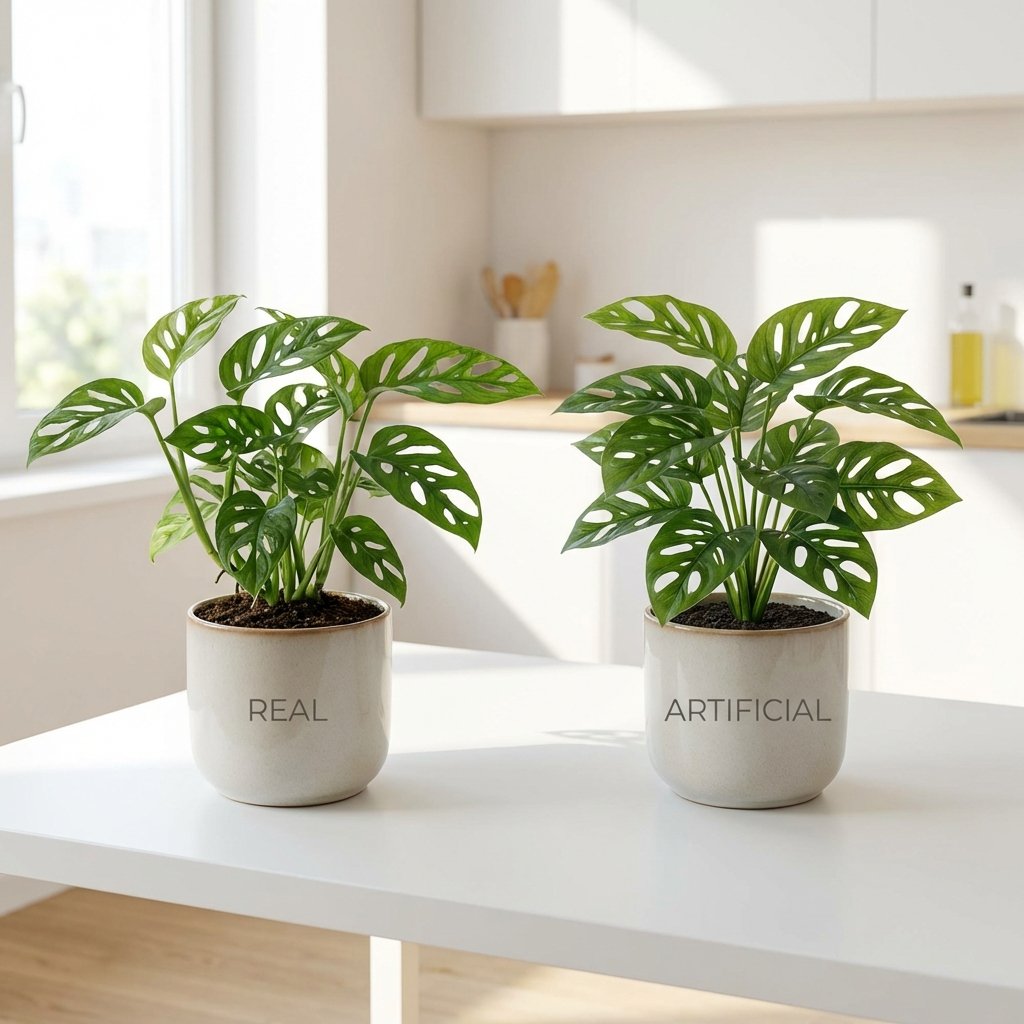 Gerçek ve yapay bitki karşılaştırması